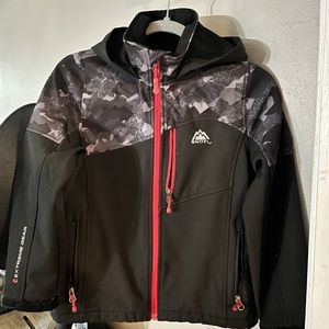 Snozu red and black jacket